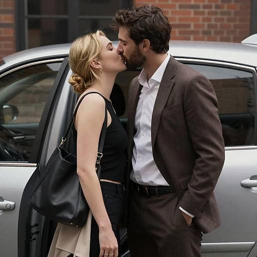 Romantic Kiss by Silver Car