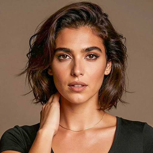 Portrait of a Woman with Intense Gaze