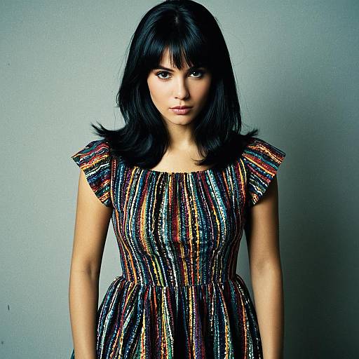 Realistic Solo Portrait of Lady in Costume