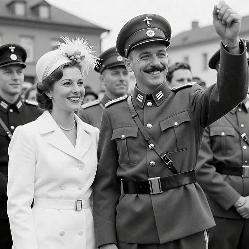 Historic Black and White Group Portrait