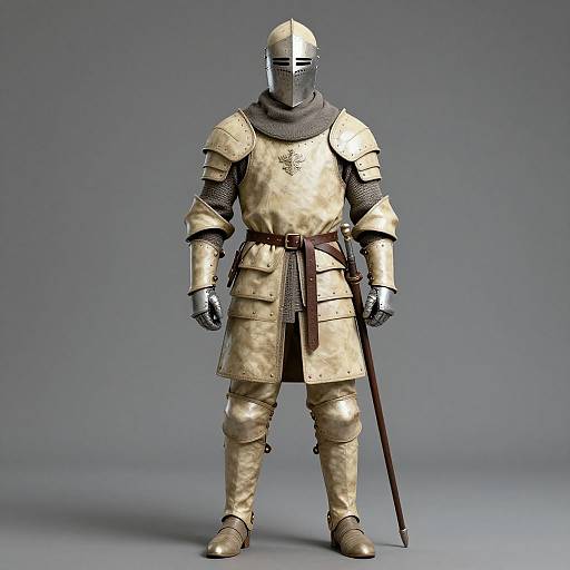 Hyper-Realistic Medieval Warrior Armor