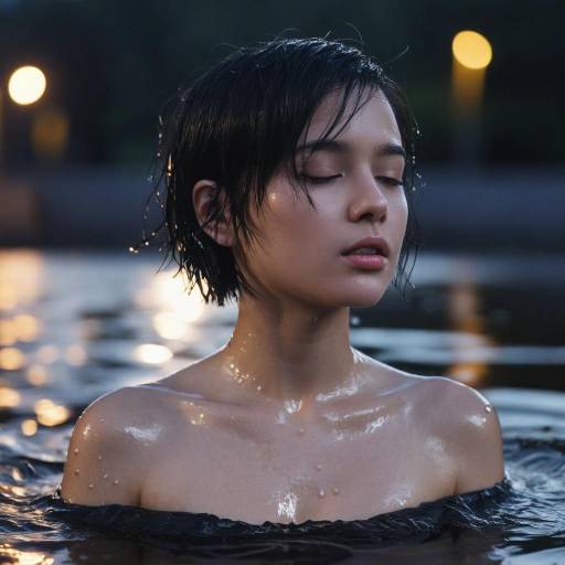 Naked Water Portrait of a Girl