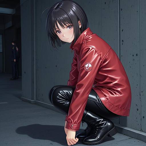 Illustration of Kaneda shoutarou (akira), akira (manga) in the style of N.g.