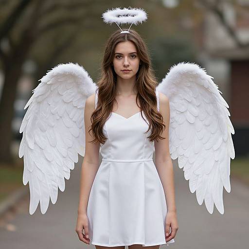 Realistic Angel Halloween Costume
