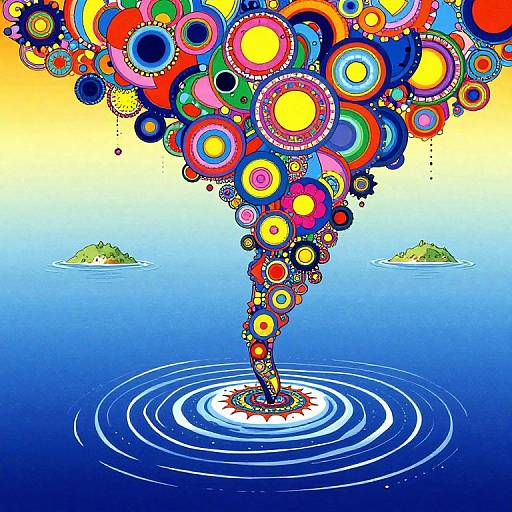 Kawaii Psychedelic Ocean Fantasy