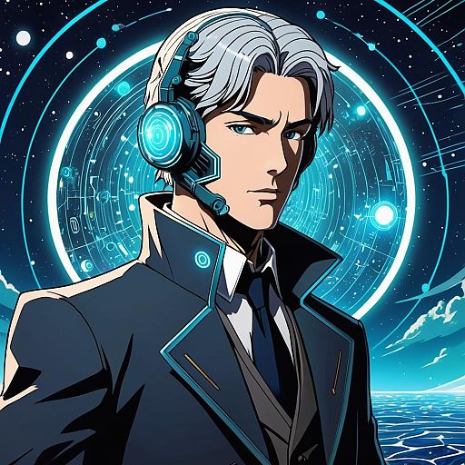 Cybernetic Detective in Cosmic Ocean Style Cybernetic Detective in Cosmic Ocean Style