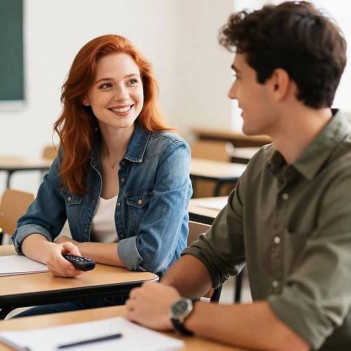 Classroom Smiles: A Colorful Moment