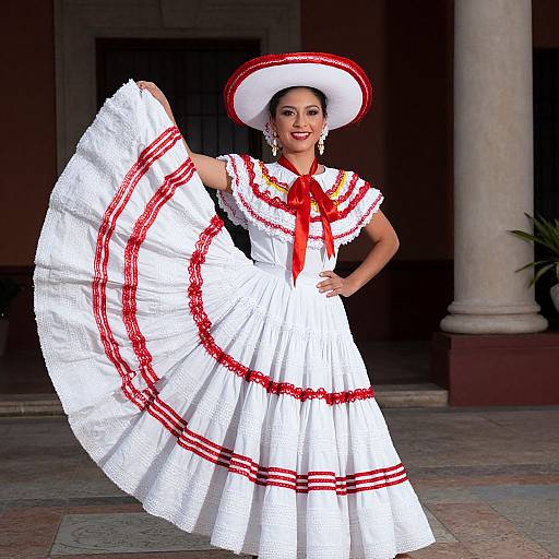 Traditional Mexican Dancer Attire