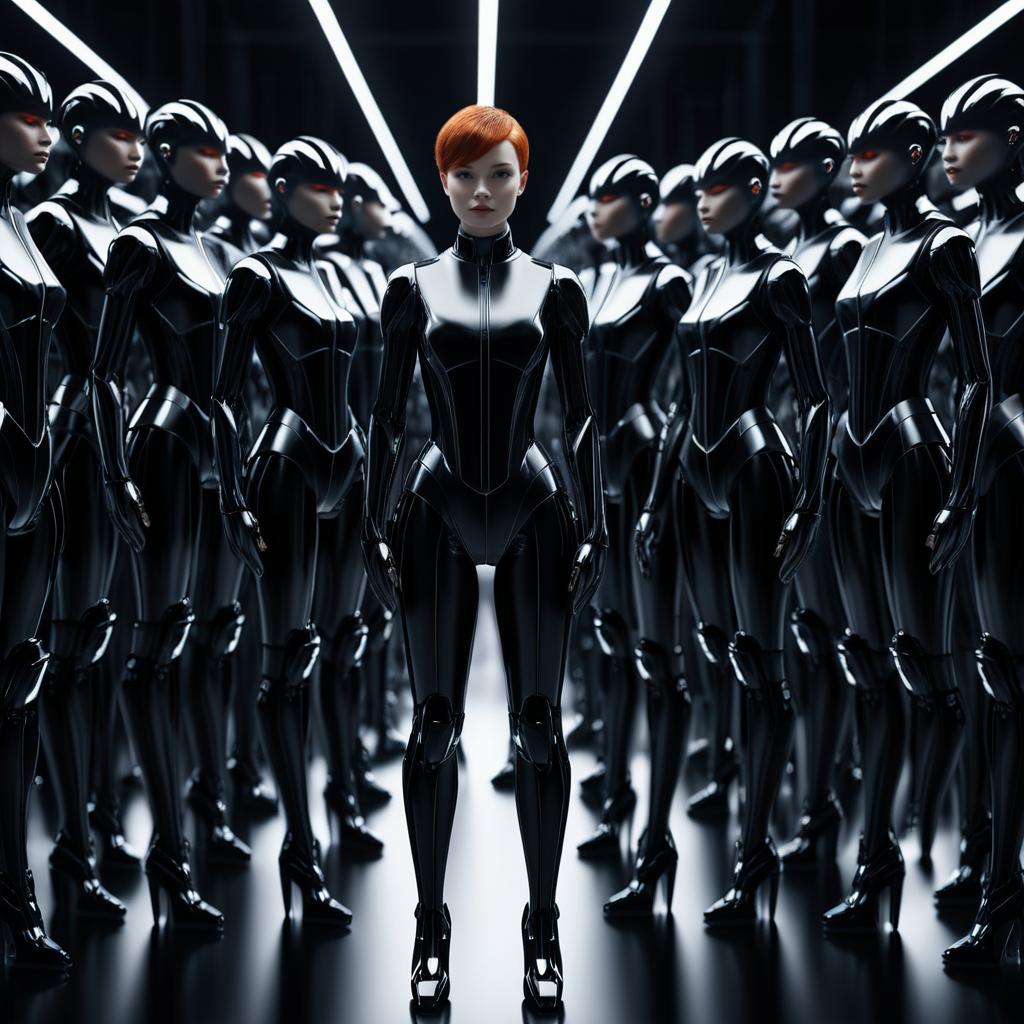 Dynamic Humanoid Androids in Stunning 3D