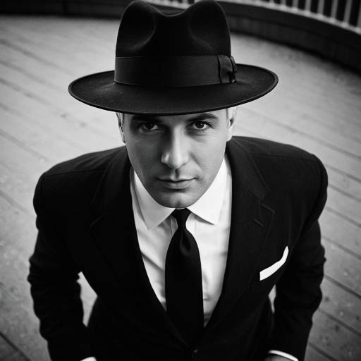 1950s Noir Style Capt. Charlie Alida