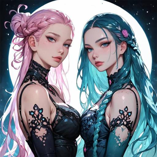 Mysterious Sorceress in Lingerie Portrait Mysterious Sorceress in Lingerie Portrait