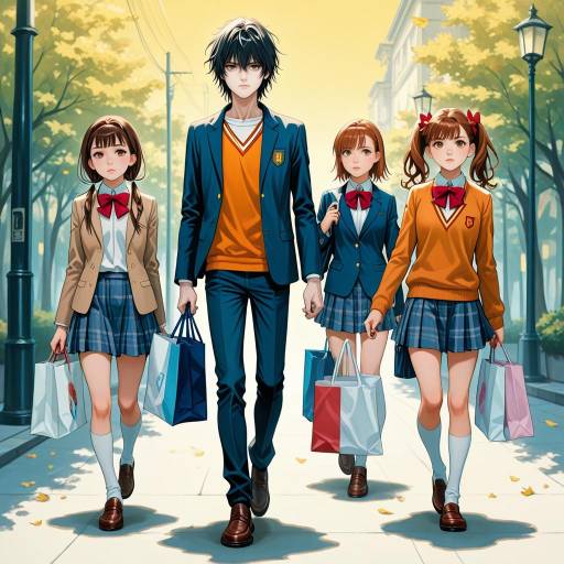 School Uniform Style with Twintails