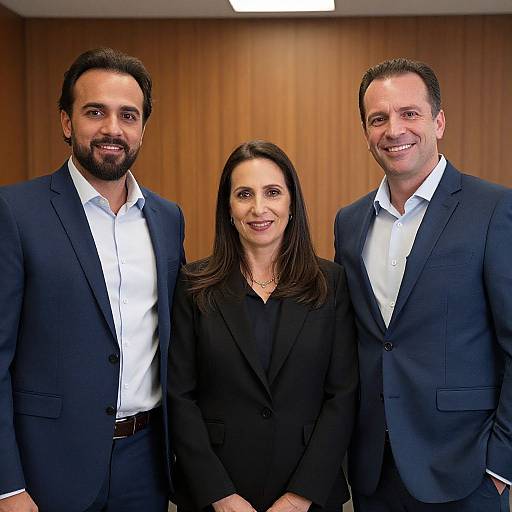 Professional Group Portrait Smiling