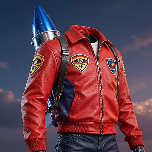 Vintage Disney Rocketeer Costume Art