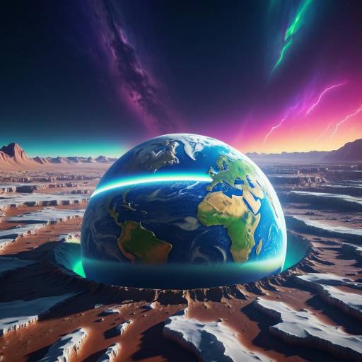 Cinematic Melting Earth from the Moon