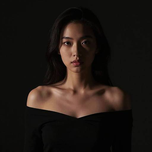 Photorealistic Portrait in Deep Shadow