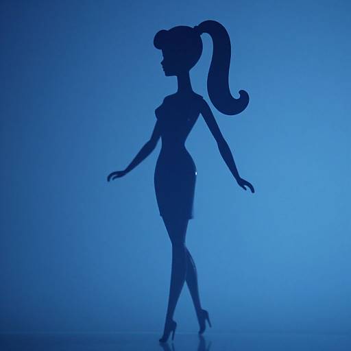Minimalist Classic Barbie Silhouette