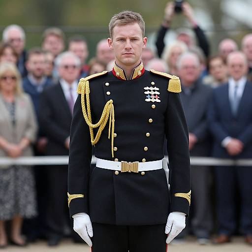 Man in Royal Military Uniform