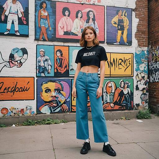 Y2K Fashion Crop Top Trend Shot