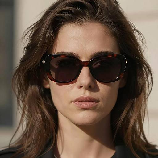 Close-Up of Woman with Sunglasses