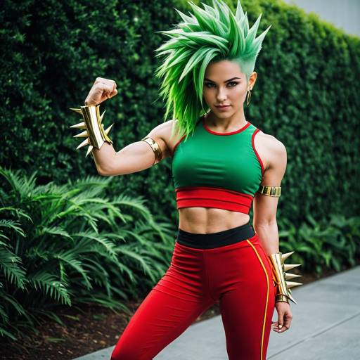 Vibrant Kefla Cosplay Outfit Design