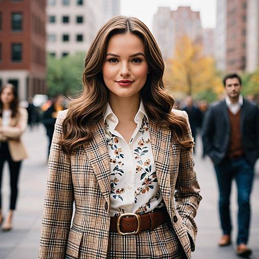 Blair Waldorf Inspired Portrait in Urban Setting