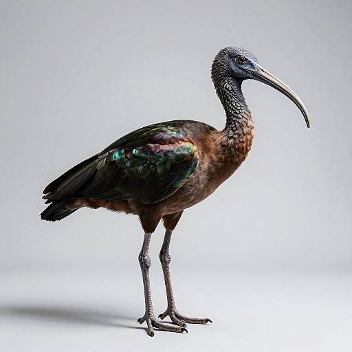 Studio Photo of Alien Ibis Creature