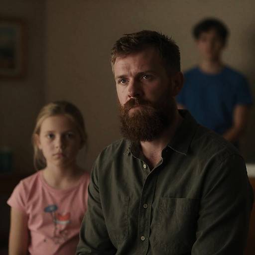 Serious Reflection in a Dim Room