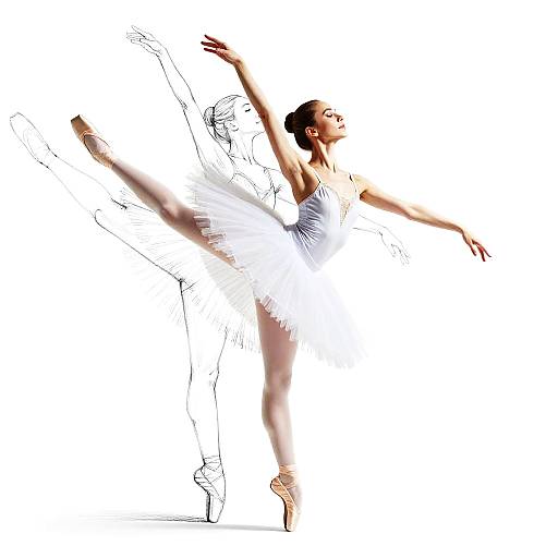Sketch to Photo Ballet Dancer Transformation