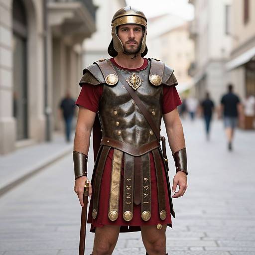 Adult Roman Soldier Costume Portrait