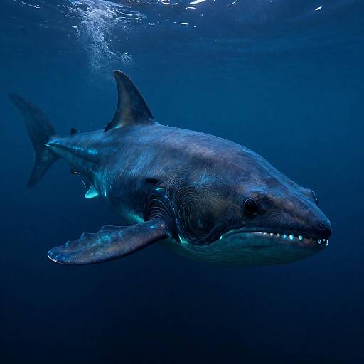 Cinematic Bioluminescent Deep-Sea Leviathan of Loneliness