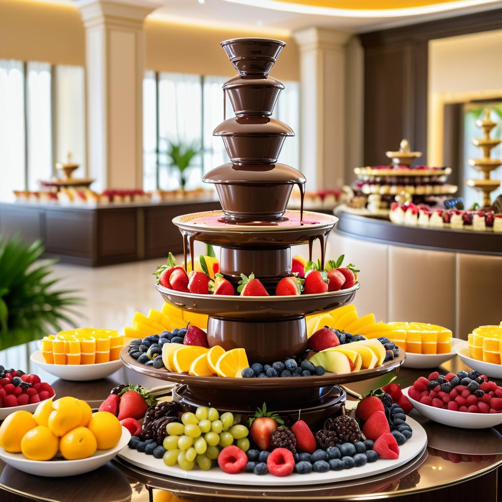 Luxurious Chocolate Fountain Delight