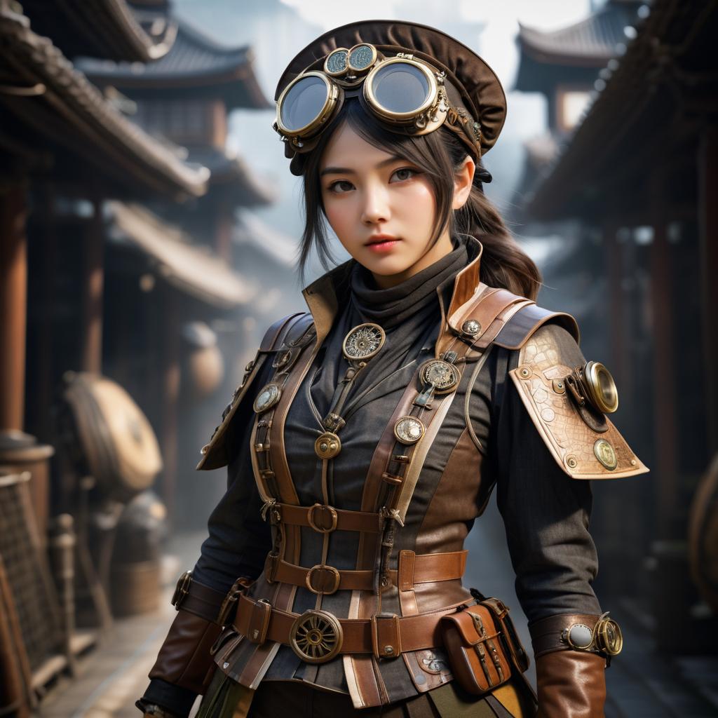 Steampunk Adventurer: Japanese Character Design