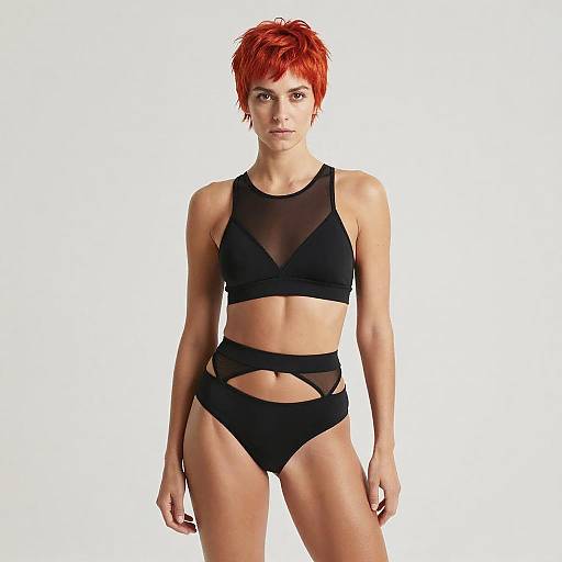 Minimalist Chic Fierce Female Warrior