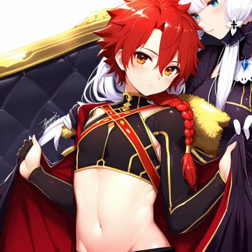 Illustration of Alexander (fate), fate (series) in the style of Ejami