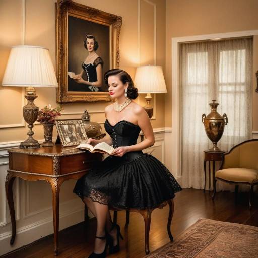 Vintage Glamour in Elegant Room