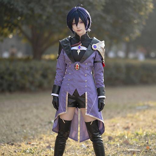 Lifestyle costume photo of Morgan (fire emblem). Cosplay clothes