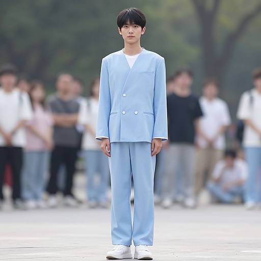 Periwinkle Costume Male Portrait