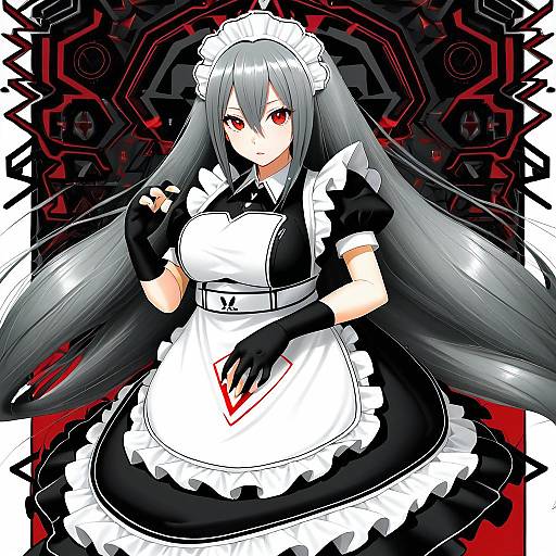 Illustration of Alexandrina sebastiane, zenless zone zero in the style of Nagineko