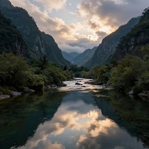 Eternal Valley Reflecting Timeless Dreams