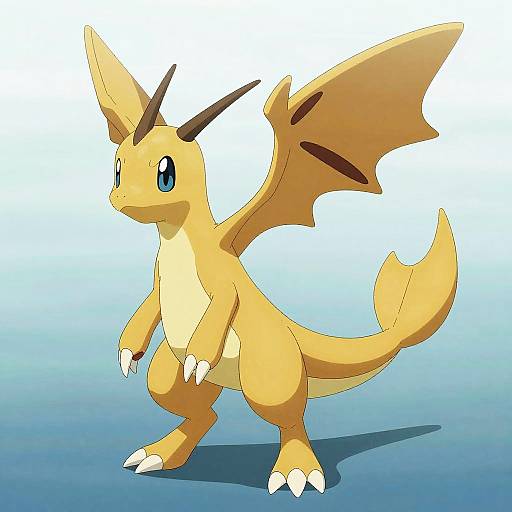 Stylized Vaporeon Scientific Illustration