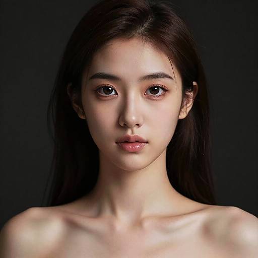 Spotlit Dark-Room Ultra-Detailed Solo Portrait