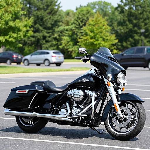 Black 2018 Harley-Davidson Road King