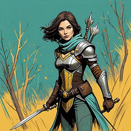 Foglit Rogue with Silver Daggers