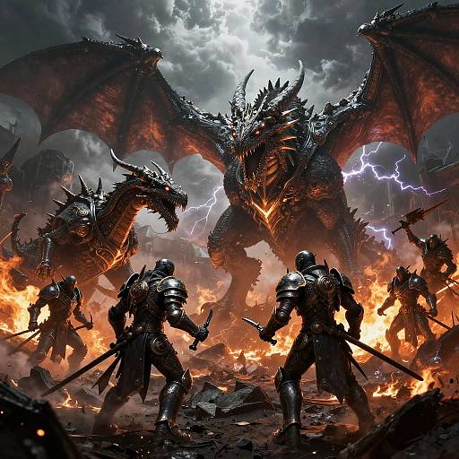 Dark Elves vs Mechanical Dragons