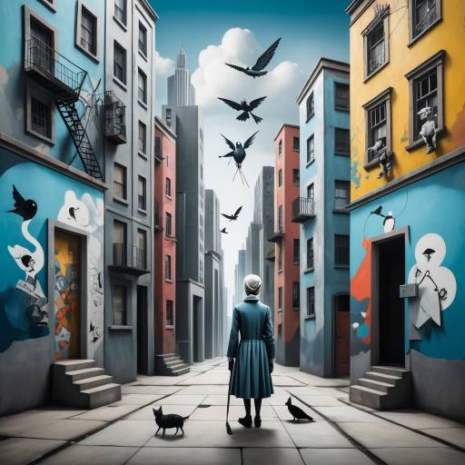 Surreal Urban Transformation Inspired by Picasso