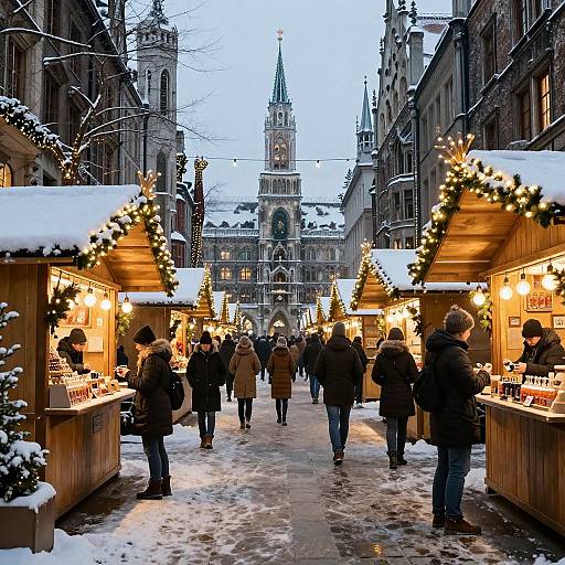 Munich Winter Christmas Market Magic