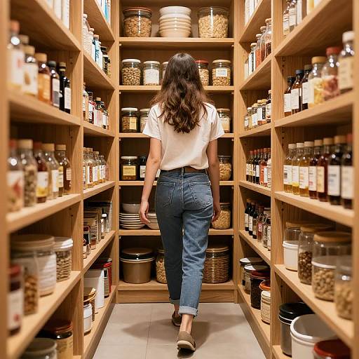 Strolling Through Kitchen Pantry