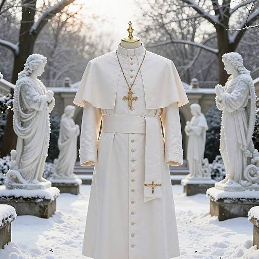 Regal Pope in Winter Garden