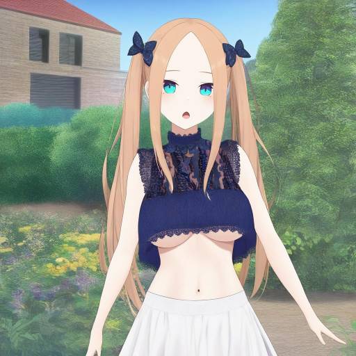 Abigail Williams in a Detailed Garden Scene